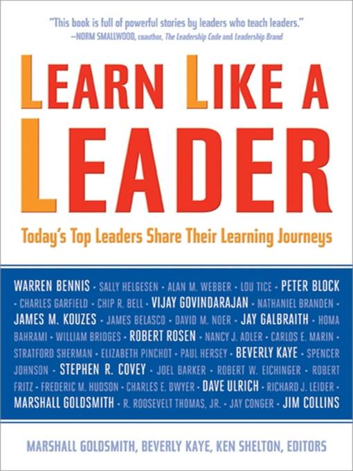 Title details for Learn Like a Leader by Marshall Goldsmith - Available